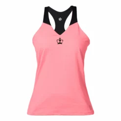 BLACK CROWN Tank Top Women - Coral, Black