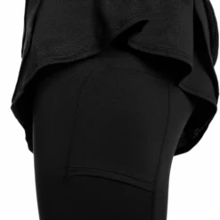 Lucky In Love Needle Out Scallop Scapri Women - Black -Tennis Shop 00079000 10