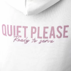 Quiet Please Ready To Serve Hoody Women - White -Tennis Shop 00101000 16