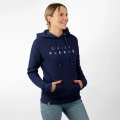 Quiet Please Rainbow Letters Hoody Women - Blue, Multicoloured 12 Quiet Please Rainbow Letters Hoody Women - Blue, Multicoloured -Tennis Shop 00133000 10
