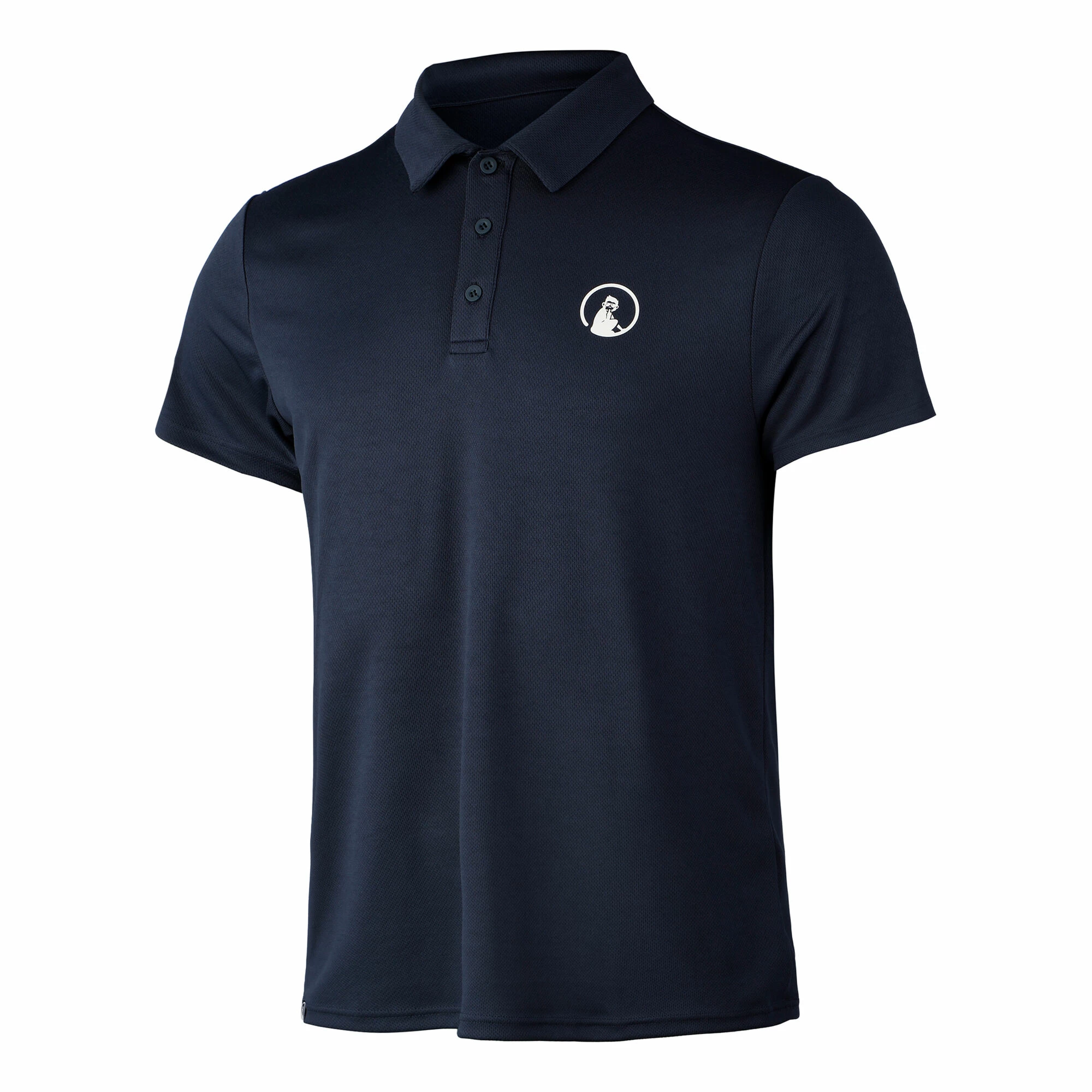 Quiet Please Tournament Polo Men - Blue 1 Quiet Please Tournament Polo Men - Blue