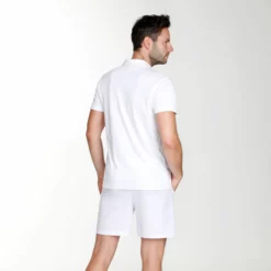 Quiet Please Tournament Polo Men - White 9 Quiet Please Tournament Polo Men - White -Tennis Shop 00214000 12