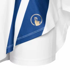 Quiet Please Retro Stripe Bounce Skirt Women - White, Blue -Tennis Shop 00271000 10