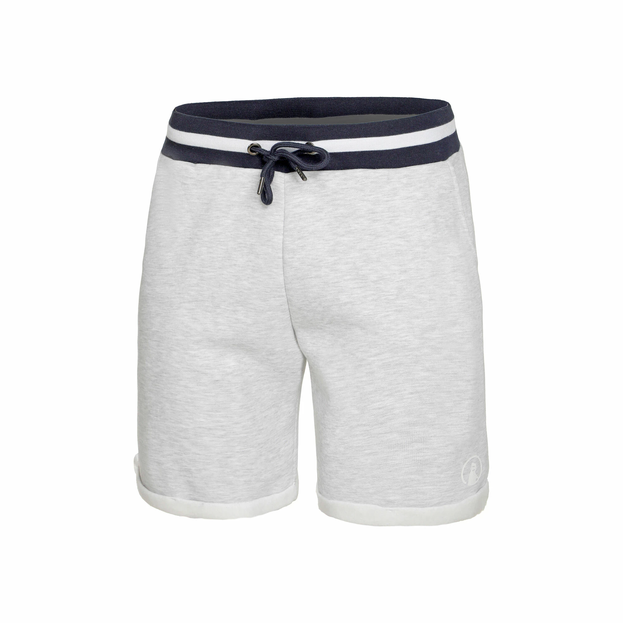 Quiet Please Basic Lifestyle Shorts Men - Lightgrey, Dark Blue 1 Quiet Please Basic Lifestyle Shorts Men - Lightgrey, Dark Blue