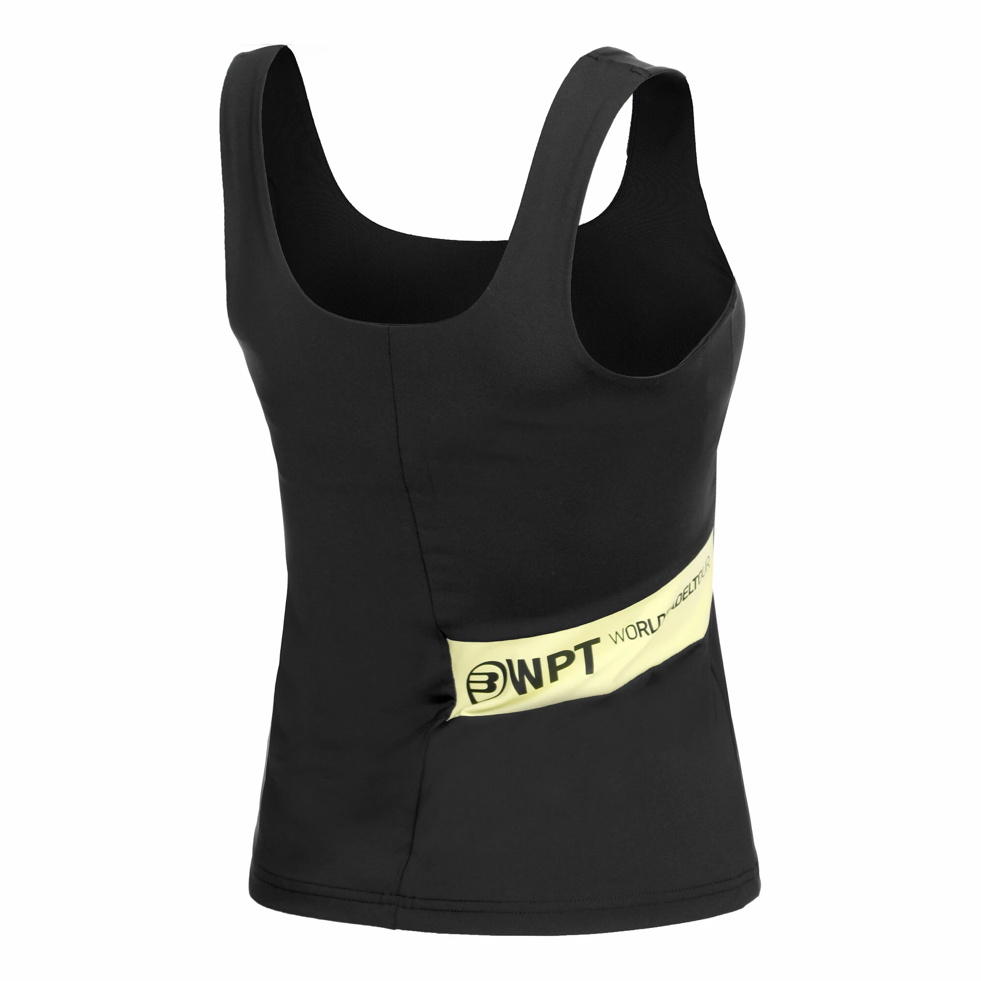 BULLPADEL Lican Tank Top Women - Black, Yellow 2 BULLPADEL Lican Tank Top Women - Black, Yellow - Image 2