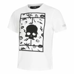 Hydrogen Court T-Shirt - White, Black