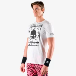 Hydrogen Court T-Shirt - White, Black -Tennis Shop 00762000 15