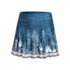 Lucky In Love Long Paradiso Pleated Skirt Women - Blue, Multicoloured