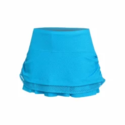 Lucky In Love Level Up Ruche Skirt Women - Blue