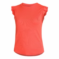 Lucky In Love Bring Rib On Tank Top Women - Orange