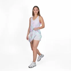 BIDI BADU Waris Tech 2in1 Tank Top Women - White, Pink -Tennis Shop 01789000 15