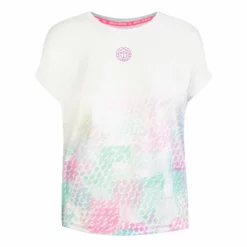 BIDI BADU Nadra Tech T-Shirt Women - White, Pink