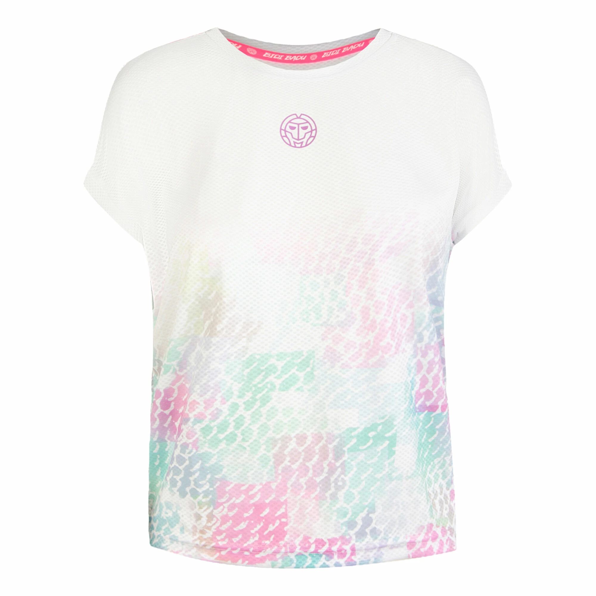 BIDI BADU Nadra Tech T-Shirt Women - White, Pink 1 BIDI BADU Nadra Tech T-Shirt Women - White, Pink