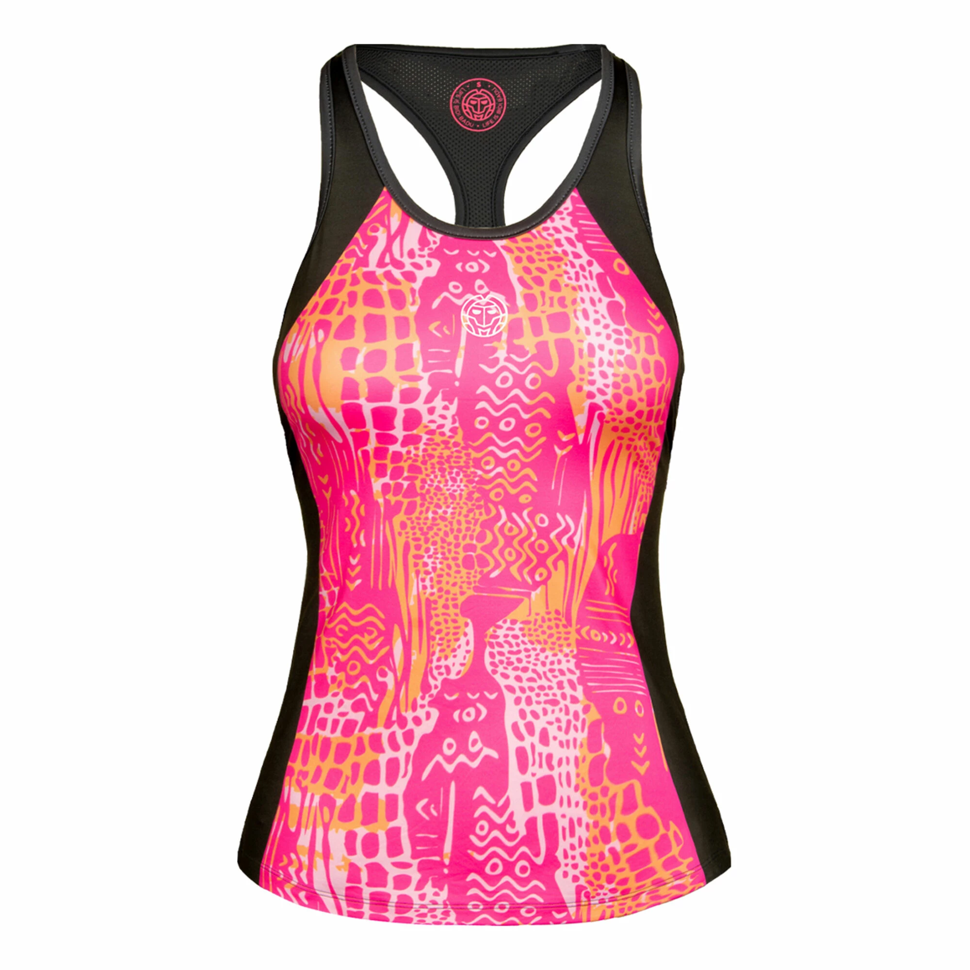 BIDI BADU Yaka Tech Tank Top Women - Grey, Pink 1 BIDI BADU Yaka Tech Tank Top Women - Grey, Pink