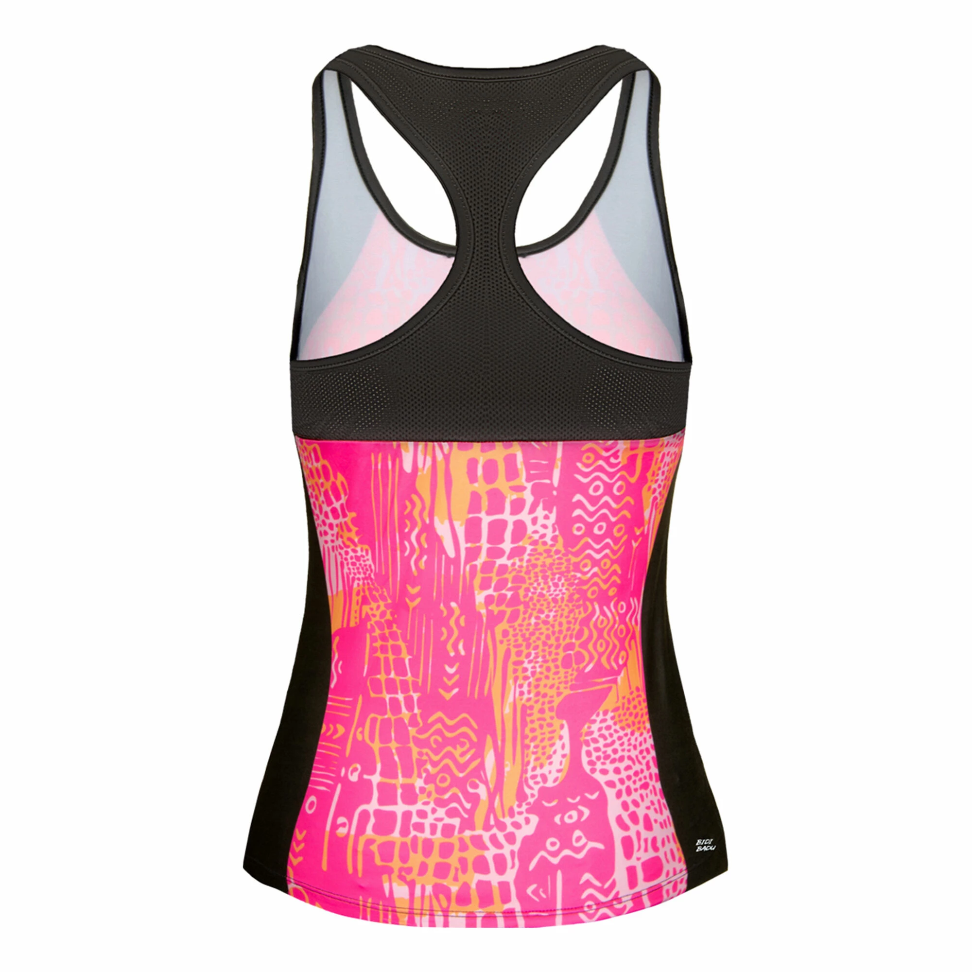 BIDI BADU Yaka Tech Tank Top Women - Grey, Pink 2 BIDI BADU Yaka Tech Tank Top Women - Grey, Pink - Image 2