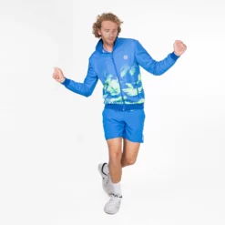 BIDI BADU Lynel Tech Training Jacket Men - Blue, Green -Tennis Shop 01892000 13