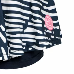 BIDI BADU Fingerprint Printed Wavy Skirt Women - Dark Blue, White -Tennis Shop 01900000 10