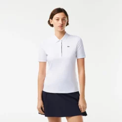 Lacoste Polo Women - White, Blue -Tennis Shop 03904000 13