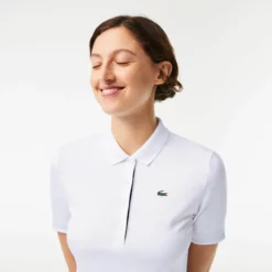 Lacoste Polo Women - White, Blue -Tennis Shop 03904000 14