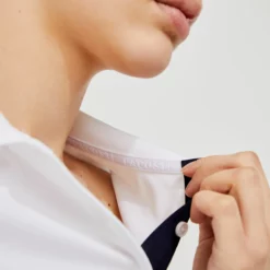 Lacoste Polo Women - White, Blue -Tennis Shop 03904000 17
