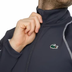 Lacoste Zip Hoodie Men - Blue, White -Tennis Shop 03924000 0 5