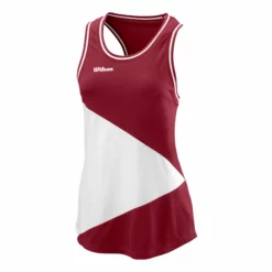 Wilson Team II Tank Top Women - Dark Red, White