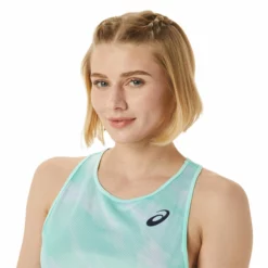 Asics Match Graphic Tank Top Women - Mint -Tennis Shop 05063000 17