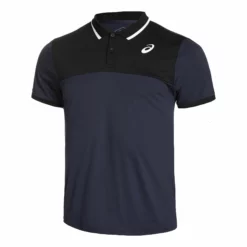 Asics Court Polo Men - Dark Blue, Black