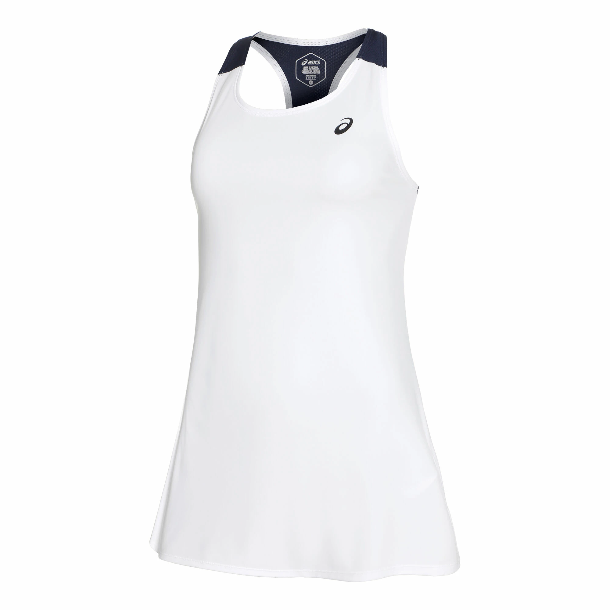 Asics Court Dress Women - White, Dark Blue 1 Asics Court Dress Women - White, Dark Blue