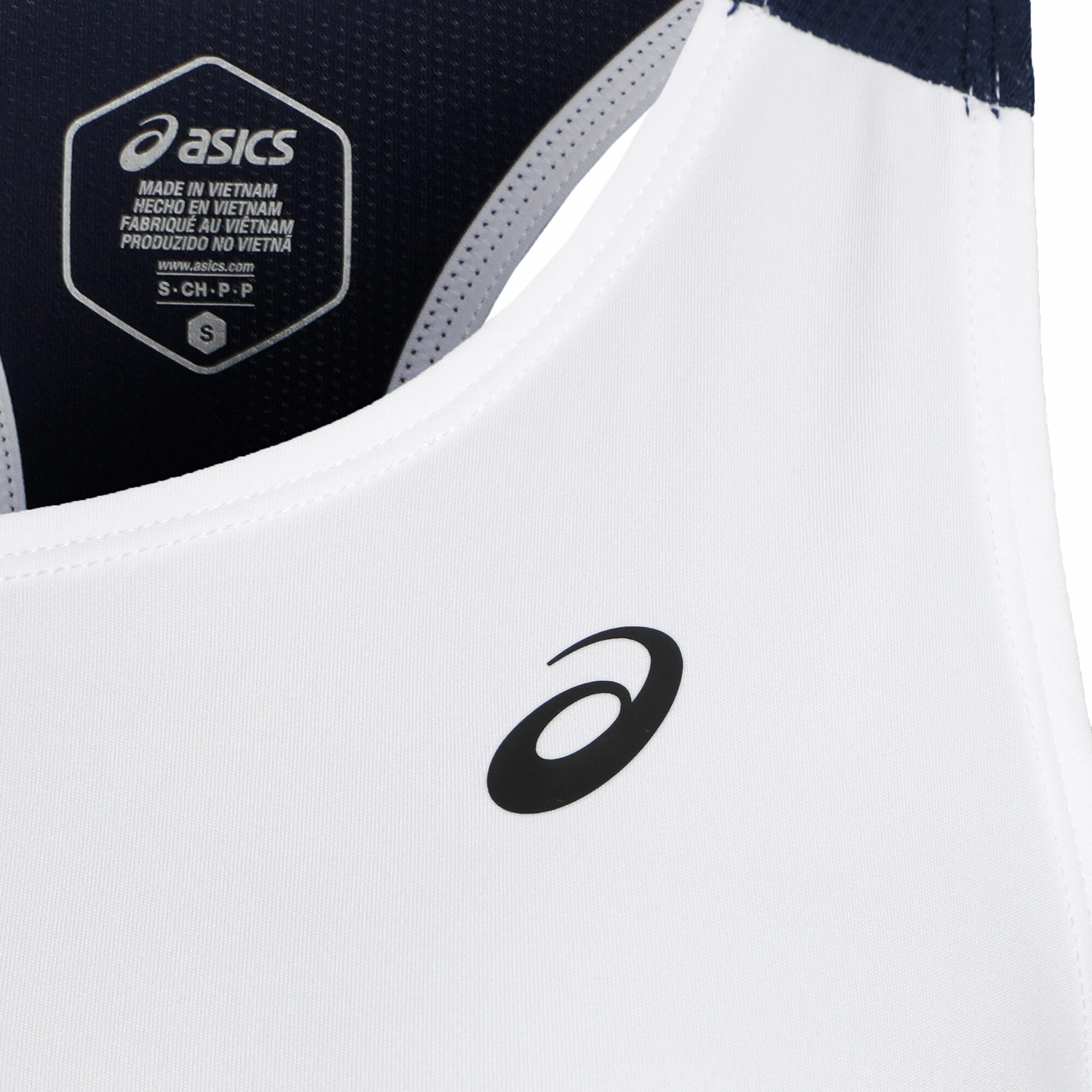 Asics Court Dress Women - White, Dark Blue 3 Asics Court Dress Women - White, Dark Blue - Image 3