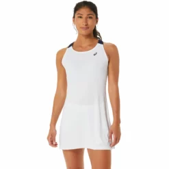 Asics Court Dress Women - White, Dark Blue 13 Asics Court Dress Women - White, Dark Blue -Tennis Shop 05343000 13