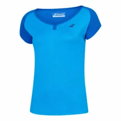 Babolat Play Capsleeve T-Shirt Women - Blue -Tennis Shop 05953000 000