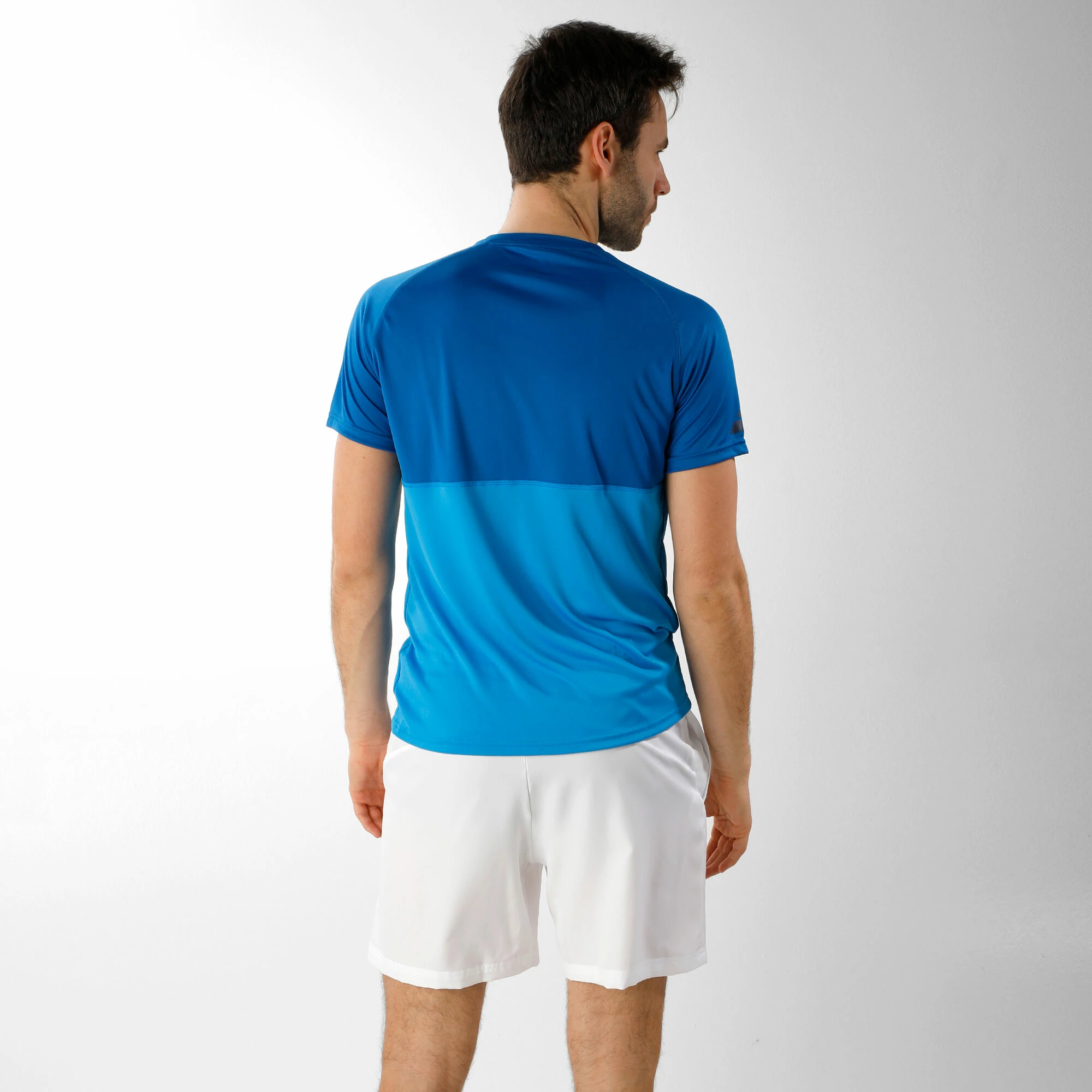 Babolat Play Crew Neck T-Shirt Men - Blue 2 Babolat Play Crew Neck T-Shirt Men - Blue - Image 2