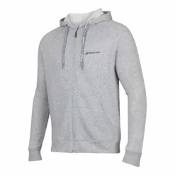 Babolat Exercise Zip Hoodie Men - Lightgrey, Black