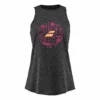 Babolat Cotton Tank Top Women - Black, Multicoloured