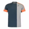 Head T-Shirt Men - Lightgrey, Orange