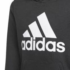 ADIDAS Essentials Big Logo Hoody Boys - Black, White -Tennis Shop 14945000 10