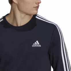 ADIDAS 3-Stripes French Terry Sweatshirt Men - Dark Blue, White 10 ADIDAS 3-Stripes French Terry Sweatshirt Men - Dark Blue, White -Tennis Shop 15726000 14