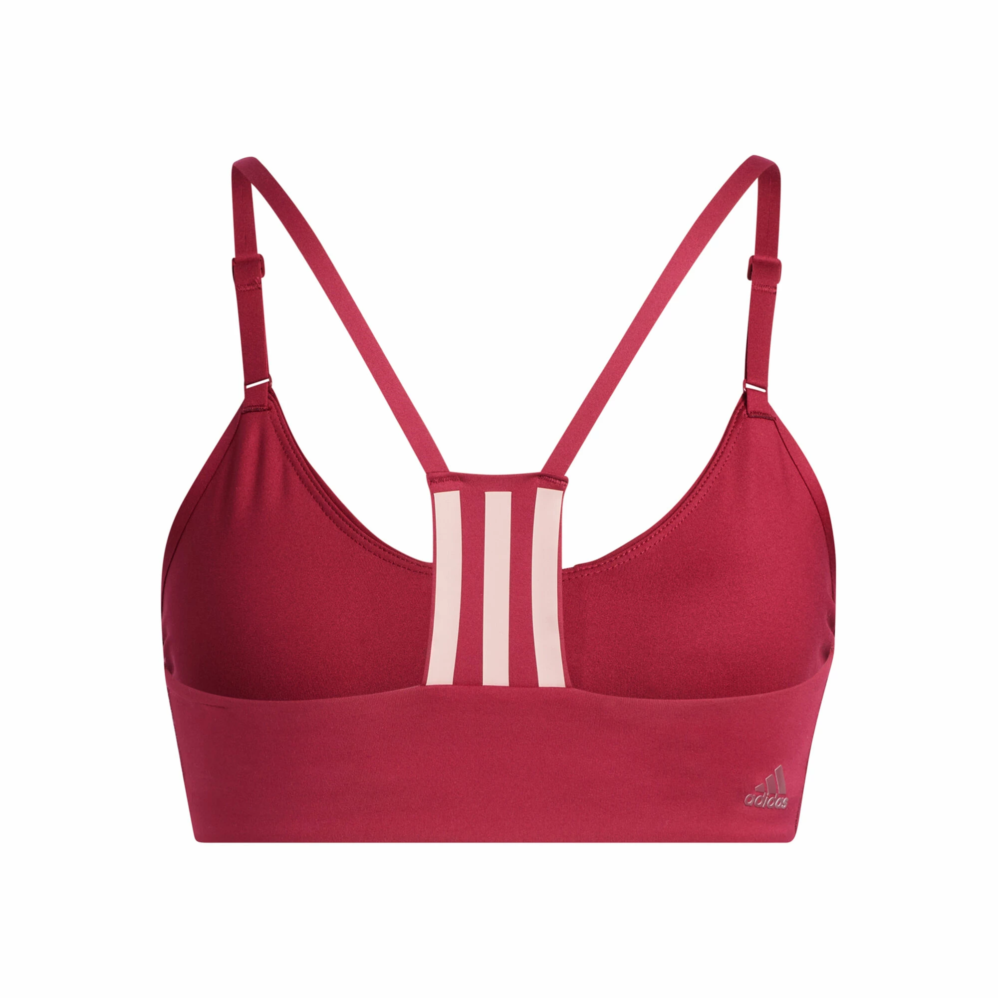 ADIDAS Better Sports Bras Women - Dark Red, Pink 2 ADIDAS Better Sports Bras Women - Dark Red, Pink - Image 2