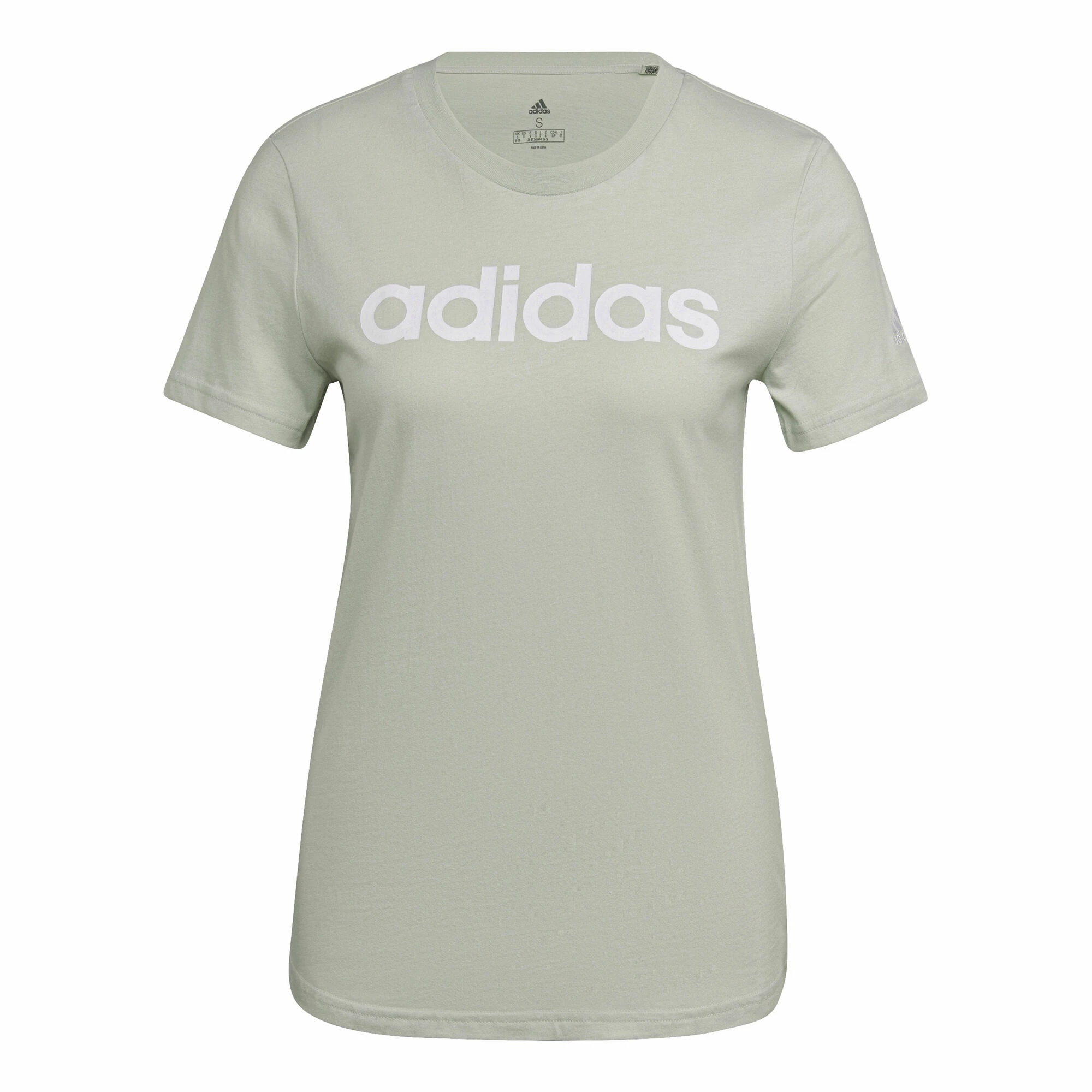 ADIDAS Linear T-Shirt Women - Green 1 ADIDAS Linear T-Shirt Women - Green