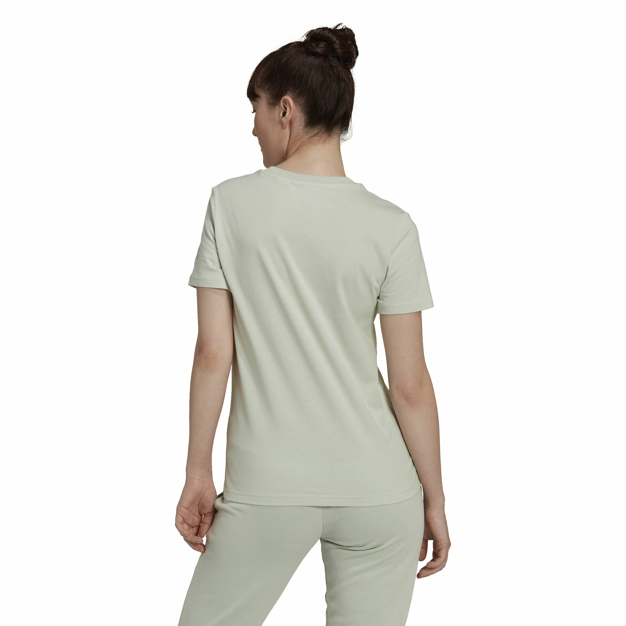 ADIDAS Linear T-Shirt Women - Green 3 ADIDAS Linear T-Shirt Women - Green - Image 3