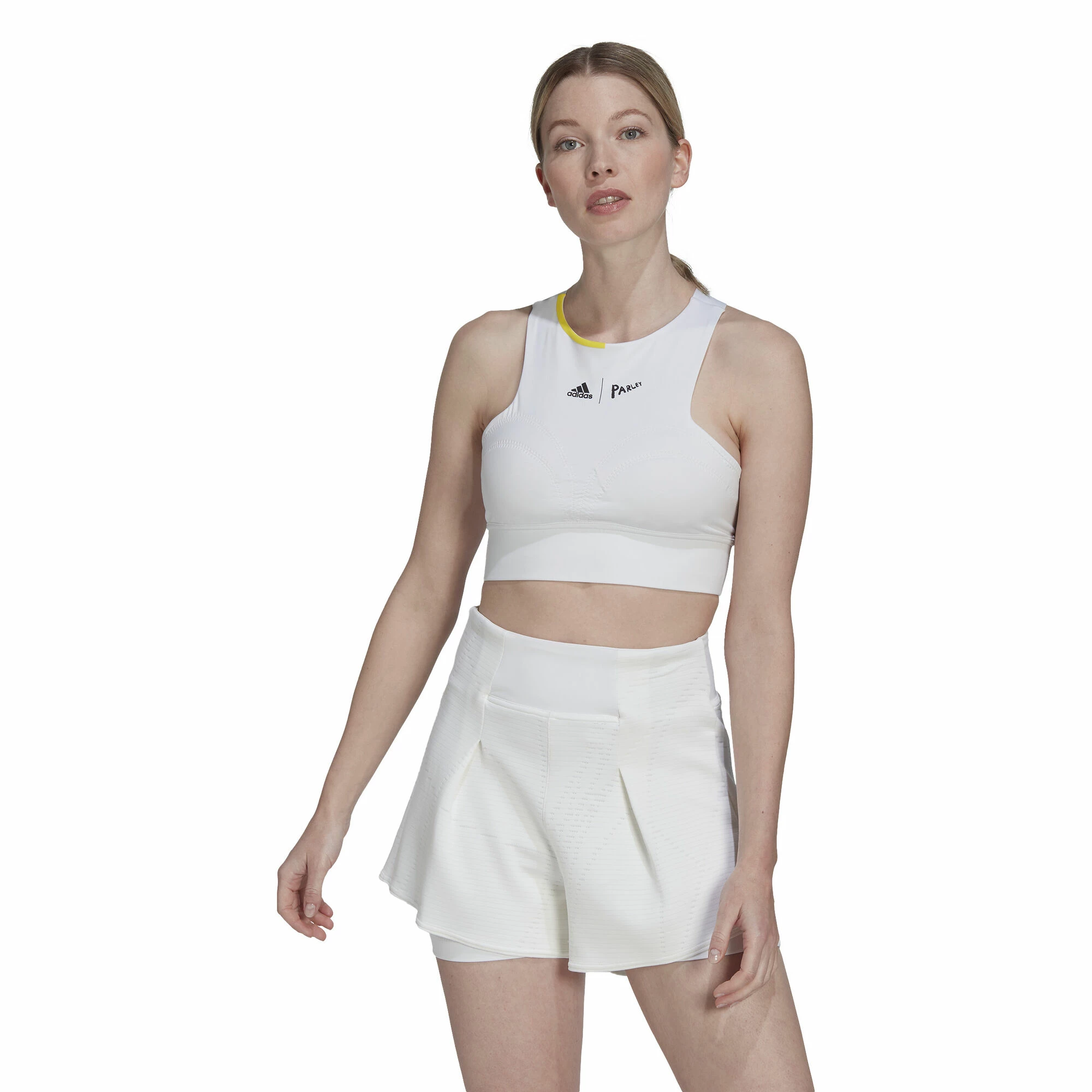 ADIDAS Cropped Tank Top Women - White 2 ADIDAS Cropped Tank Top Women - White - Image 2