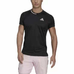 ADIDAS US Series T-Shirt Men - Black -Tennis Shop 17446000 15