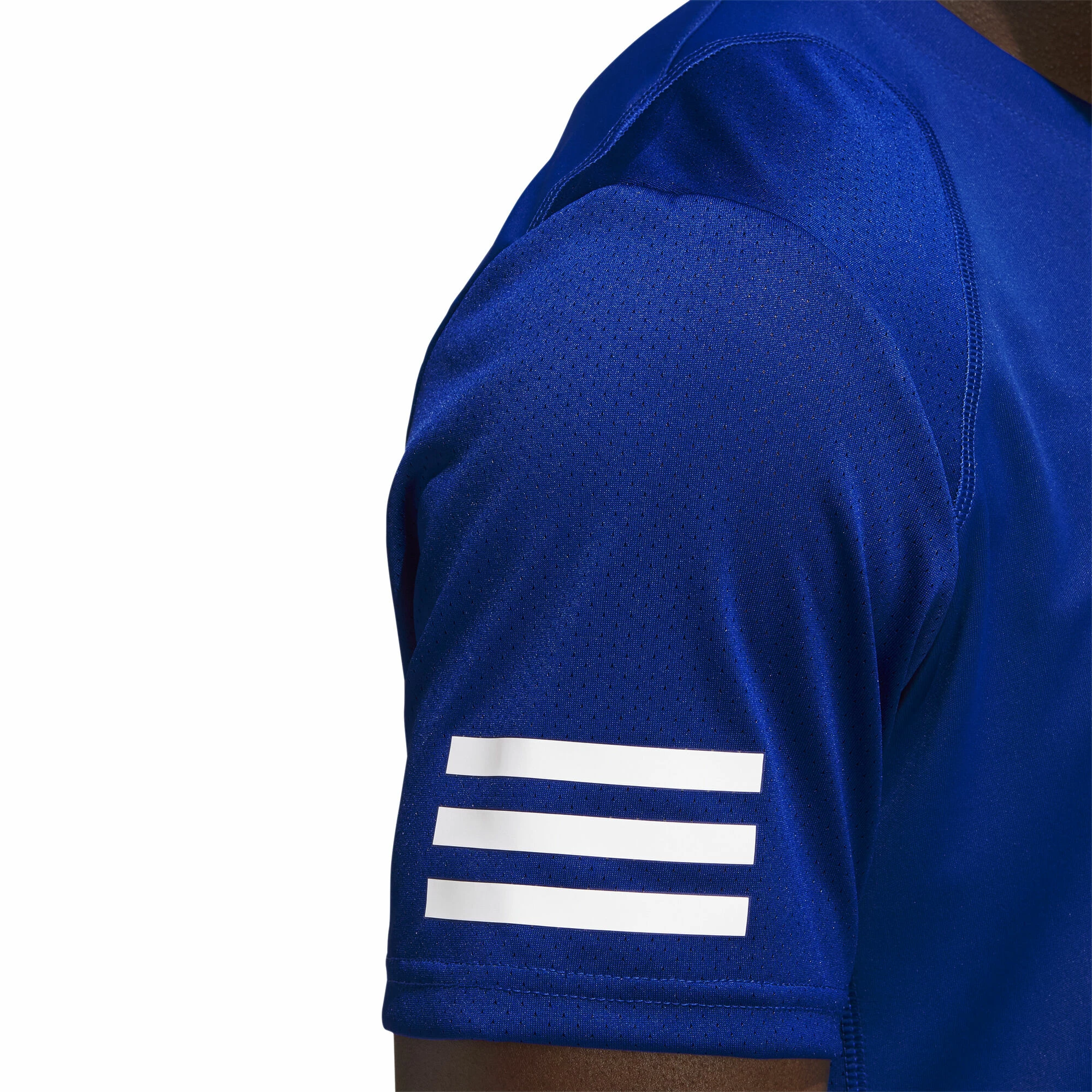 ADIDAS Club 3 Stripes T-Shirt Men - Blue 6 ADIDAS Club 3 Stripes T-Shirt Men - Blue - Image 6