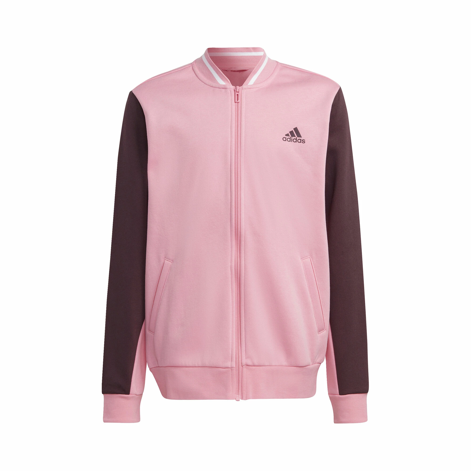 ADIDAS TGTHR Tracksuit Girls - Pink, Dark Red 3 ADIDAS TGTHR Tracksuit Girls - Pink, Dark Red - Image 3
