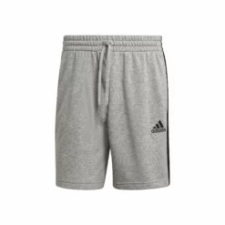 ADIDAS Essentials French Terry 3-Stripes Shorts Men - Grey, Black