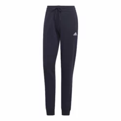 ADIDAS Essentials Linear French Terry Cuffed Training Pants Women - Dark Blue, White