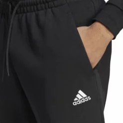 ADIDAS Small Logo French Terry Tapered Cuff Training Pants Men - Black -Tennis Shop 17872000 16