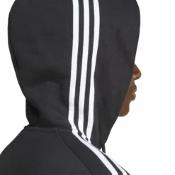 ADIDAS Essentials French Terry 3-Stripes Full-Zip Hoodie Men - Black, White 13 ADIDAS Essentials French Terry 3-Stripes Full-Zip Hoodie Men - Black, White -Tennis Shop 17879000 18