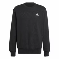 ADIDAS Essentials French Terry Embroidered Small Logo Sweatshirt Men - Black